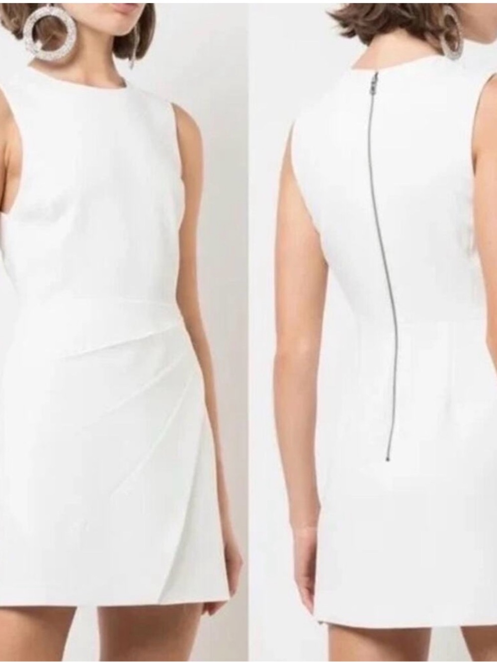Alice + Olivia Classics Kelsey White Dress - Size 8